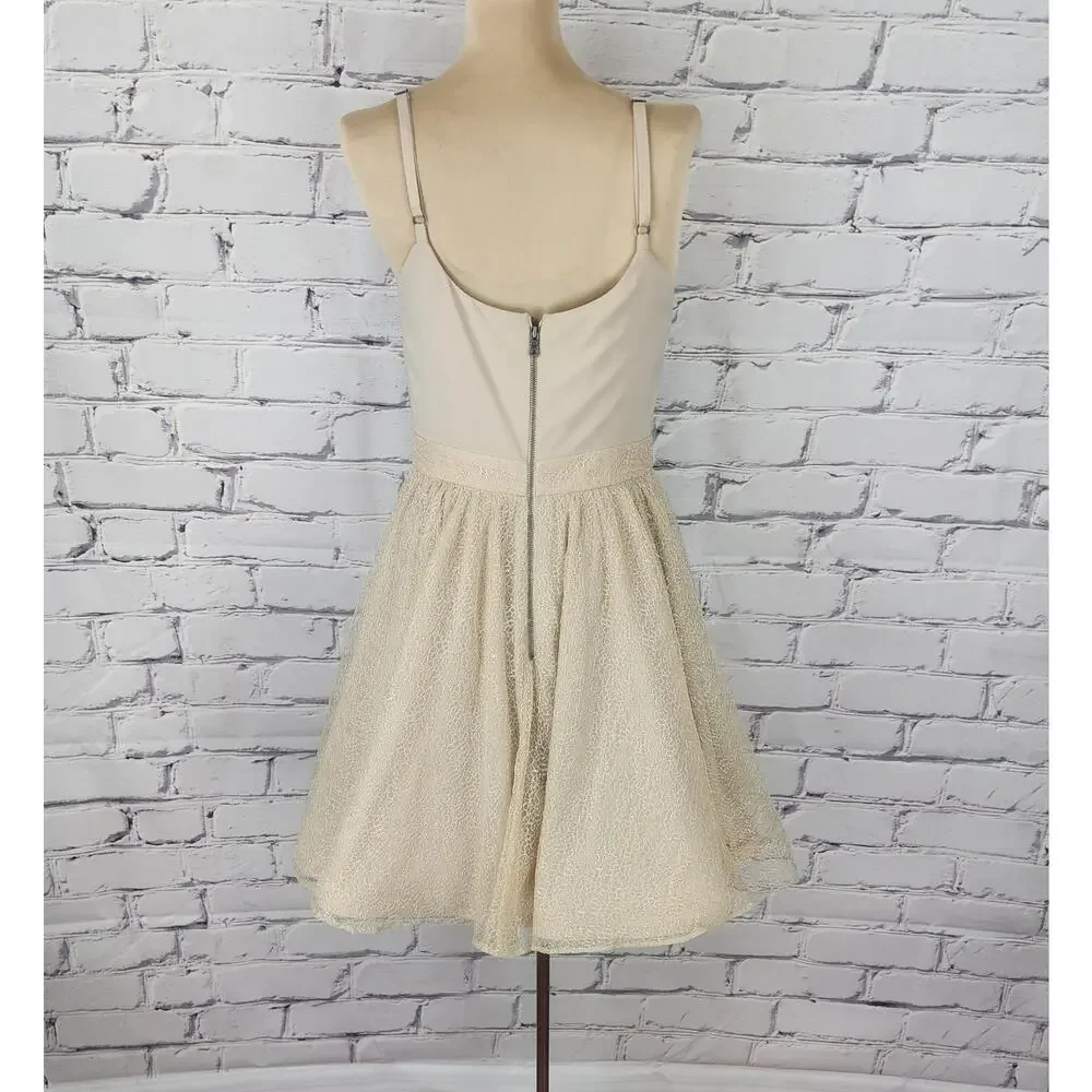 Alice + Olivia Dress Womens 6 Sequins Cocktail Party Event New Year Romantic - Picture 5 of 10